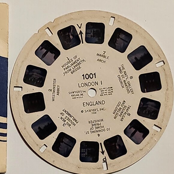 VINTAGE View Master Reel LONDON England 1948 - Picture 3 of 3